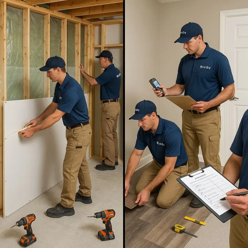 Repairs and Reconstruction process in Mills County, TX